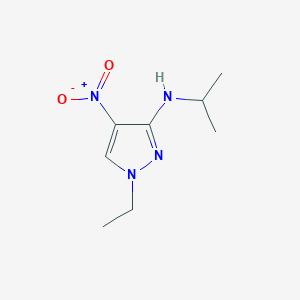 1-ethyl-4-nitro-N-(propan-2-yl)-1H-pyrazol-3-amine