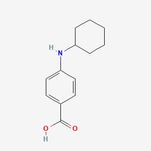 molecular formula C13H17NO2 B2534310 4-(cyclohexylamino)benzoic Acid CAS No. 66380-78-7