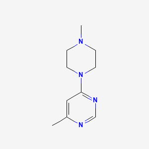 molecular formula C10H16N4 B2534321 4-甲基-6-(4-甲基哌嗪-1-基)嘧啶 CAS No. 326007-28-7