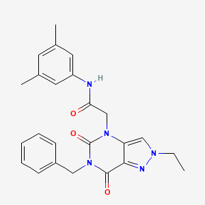 molecular formula C24H25N5O3 B2534332 N-[2-(ethylsulfonyl)-1,3-benzothiazol-6-yl]-1H-imidazole-4-sulfonamide CAS No. 951592-83-9