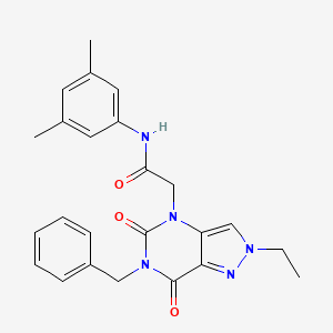 molecular formula C24H25N5O3 B2534332 N-[2-(乙磺酰基)-1,3-苯并噻唑-6-基]-1H-咪唑-4-磺酰胺 CAS No. 951592-83-9