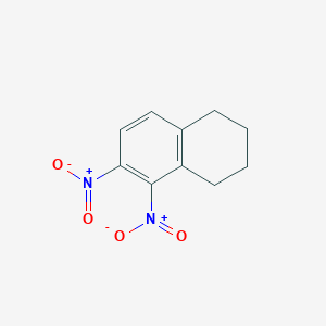 molecular formula C10H10N2O4 B253442 5,6-Dinitro-1,2,3,4-tetrahydronaphthalene 