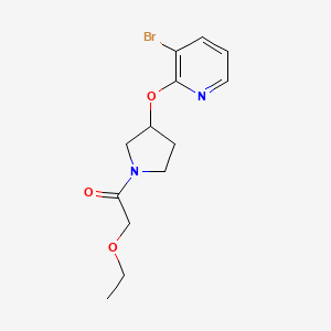 1-(3-((3-Bromopyridin-2-yl)oxy)pyrrolidin-1-yl)-2-ethoxyethanone
