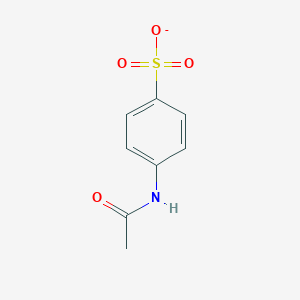 molecular formula C8H8NO4S- B253443 4-(Acetylamino)benzenesulfonate 