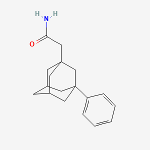 molecular formula C18H23NO B2534441 2-(3-Phenyladamantanyl)acetamide CAS No. 879915-30-7