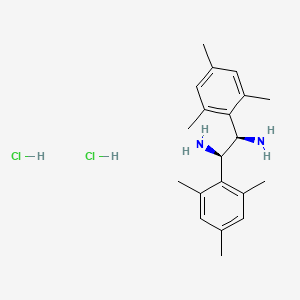 molecular formula C20H30Cl2N2 B2534445 (R,R)-Bis-(mesityl)ethylenediamine dihydrochloride CAS No. 1301706-47-7
