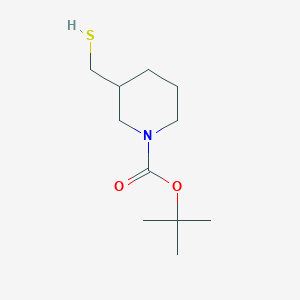 molecular formula C11H21NO2S B2534524 tert-Butyl 3-(mercaptomethyl)piperidine-1-carboxylate CAS No. 1353989-52-2