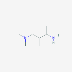 molecular formula C7H18N2 B2534525 N1,N1,2-Trimethylbutane-1,3-diamine CAS No. 344323-24-6