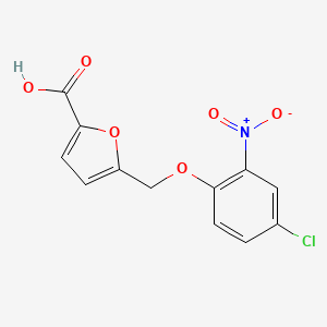 5-(4-Chloro-2-nitro-phenoxymethyl)-furan-2-carboxylic acid