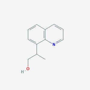 molecular formula C12H13NO B2534542 2-Quinolin-8-ylpropan-1-ol CAS No. 2248271-83-0