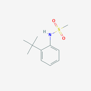 molecular formula C11H17NO2S B253455 N-(2-tert-butylphenyl)methanesulfonamide 