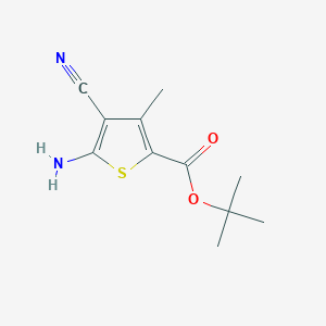 Tert-butyl 5-amino-4-cyano-3-methylthiophene-2-carboxylate