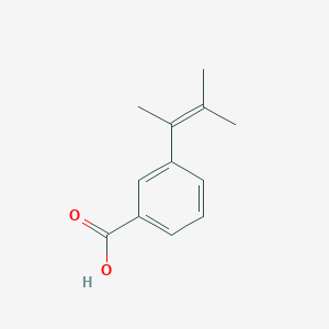 molecular formula C12H14O2 B253458 3-(1,2-Dimethyl-1-propenyl)benzoic acid 