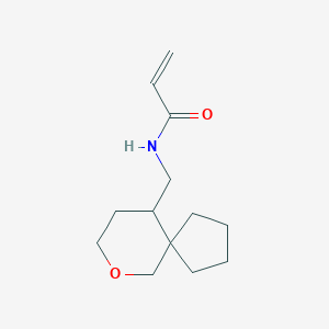 molecular formula C13H21NO2 B2534594 N-(7-Oxaspiro[4.5]decan-10-ylmethyl)prop-2-enamide CAS No. 2361657-08-9