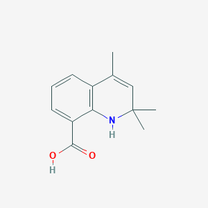 molecular formula C13H15NO2 B2534699 2,2,4-Trimethyl-1,2-dihydroquinoline-8-carboxylic acid CAS No. 941266-27-9