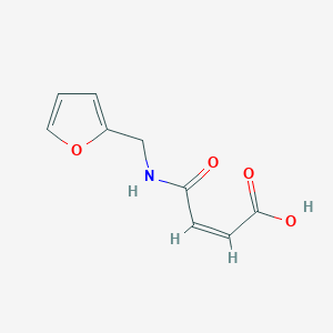 molecular formula C9H9NO4 B2534707 (2Z)-4-[(呋喃-2-基甲基)氨基]-4-氧代丁-2-烯酸 CAS No. 138780-84-4