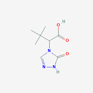 3,3-Dimethyl-2-(5-oxo-1H-1,2,4-triazol-4-yl)butanoic acid
