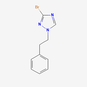 molecular formula C10H10BrN3 B2534763 3-溴-1-(2-苯乙基)-1H-1,2,4-三唑 CAS No. 1219546-16-3