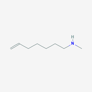molecular formula C8H17N B2534780 (Hept-6-en-1-yl)(methyl)amine CAS No. 111475-66-2