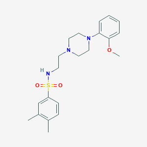 N-(2-(4-(2-methoxyphenyl)piperazin-1-yl)ethyl)-3,4-dimethylbenzenesulfonamide