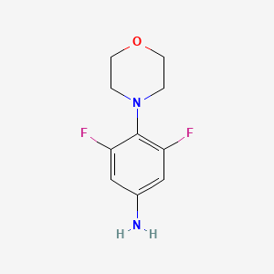 3,5-Difluoro-4-(morpholin-4-yl)aniline