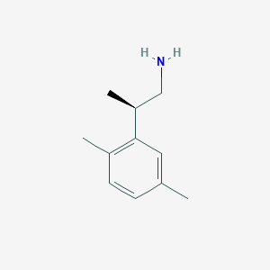 (2R)-2-(2,5-dimethylphenyl)propan-1-amine