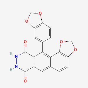 molecular formula C20H12N2O6 B2534830 Helioxanthin 8-1 