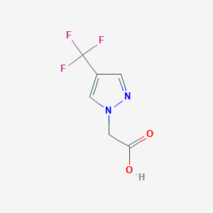 molecular formula C6H5F3N2O2 B2534845 2-(4-(三氟甲基)-1H-吡唑-1-基)乙酸 CAS No. 1341347-35-0