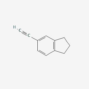 molecular formula C11H10 B2534855 5-ethynyl-2,3-dihydro-1H-indene CAS No. 132464-86-9