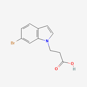 molecular formula C11H10BrNO2 B2534883 3-(6-bromo-1H-indol-1-yl)propanoic acid CAS No. 951626-39-4