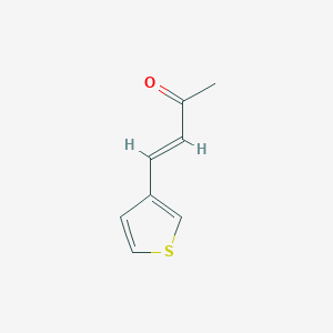 molecular formula C8H8OS B2534932 4-Thiophène-3-yl-but-3-én-2-one CAS No. 123293-62-9