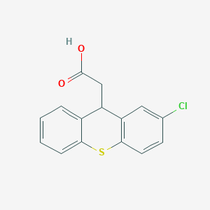 molecular formula C15H11ClO2S B2534955 (2-chloro-9H-thioxanthen-9-yl)acetic acid CAS No. 21908-89-4