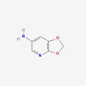molecular formula C6H6N2O2 B2534977 2H-[1,3]Dioxolo[4,5-b]pyridin-6-amine CAS No. 1367946-80-2