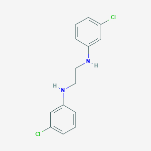 N-[2-(3-chloroanilino)ethyl]-N-(3-chlorophenyl)amine