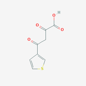 molecular formula C8H6O4S B2534982 2,4-Dioxo-4-(3-thienyl)butanoic acid CAS No. 105356-56-7