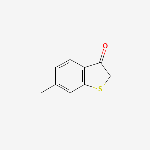 molecular formula C9H8OS B2535013 6-Methyl-2,3-dihydro-1-benzothiophen-3-one CAS No. 68670-98-4