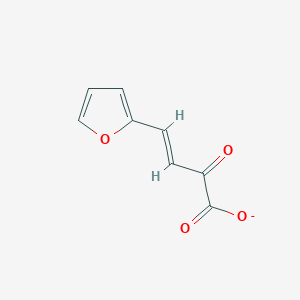 molecular formula C8H5O4- B253506 4-(2-Furyl)-2-oxo-3-butenoate 