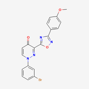 2-(2,3-dimethylphenoxy)-N-[2-pyrrolidin-1-yl-5-(1H-tetrazol-1-yl)phenyl]acetamide