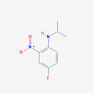 molecular formula C9H11FN2O2 B2535165 N-Isopropyl 4-fluoro-2-nitroaniline CAS No. 146366-00-9