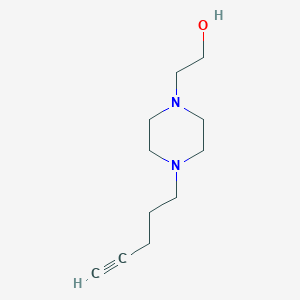 2-(4-Pent-4-ynylpiperazin-1-yl)ethanol
