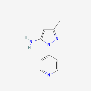 3-methyl-1-(pyridin-4-yl)-1H-pyrazol-5-amine