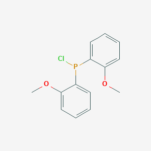 molecular formula C14H14ClO2P B2535237 Bis(2-methoxyphenyl)chlorophosphine CAS No. 263369-88-6