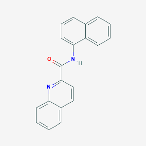 molecular formula C20H14N2O B2535240 N-(ナフタレン-1-イル)キノリン-2-カルボキサミド CAS No. 298193-67-6