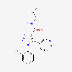 molecular formula C18H18ClN5O B2535243 N-(2-cyclohex-1-en-1-ylethyl)-4-(6-phenoxypyridazin-3-yl)benzamide CAS No. 1207028-17-8
