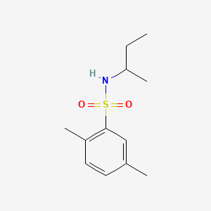 molecular formula C12H19NO2S B2535251 N-(sec-butyl)-2,5-dimethylbenzenesulfonamide CAS No. 876546-32-6