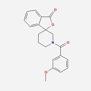 molecular formula C20H19NO4 B2535265 1'-(3-methoxybenzoyl)-3H-spiro[isobenzofuran-1,3'-piperidin]-3-one CAS No. 1797858-36-6