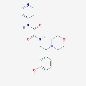 molecular formula C20H24N4O4 B2535285 N1-(2-(3-methoxyphenyl)-2-morpholinoethyl)-N2-(pyridin-4-yl)oxalamide CAS No. 941871-05-2
