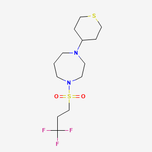 1-(Thian-4-yl)-4-(3,3,3-trifluoropropylsulfonyl)-1,4-diazepane