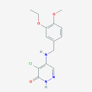 molecular formula C14H16ClN3O3 B025353 Nip 502 CAS No. 108616-42-8