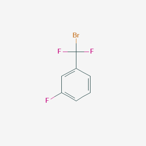 molecular formula C7H4BrF3 B2535310 3-(Bromodifluoromethyl)fluorobenzene CAS No. 749932-19-2